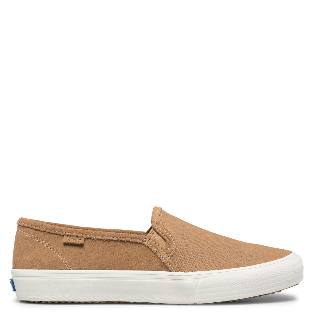 Tenis Double Decker Perf Gamuza Taupe Para Mujer